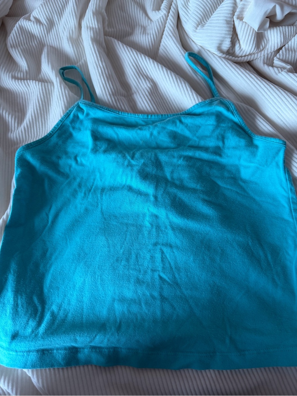 a.n.a Bright Turquoise Spaghetti Strap Camisole